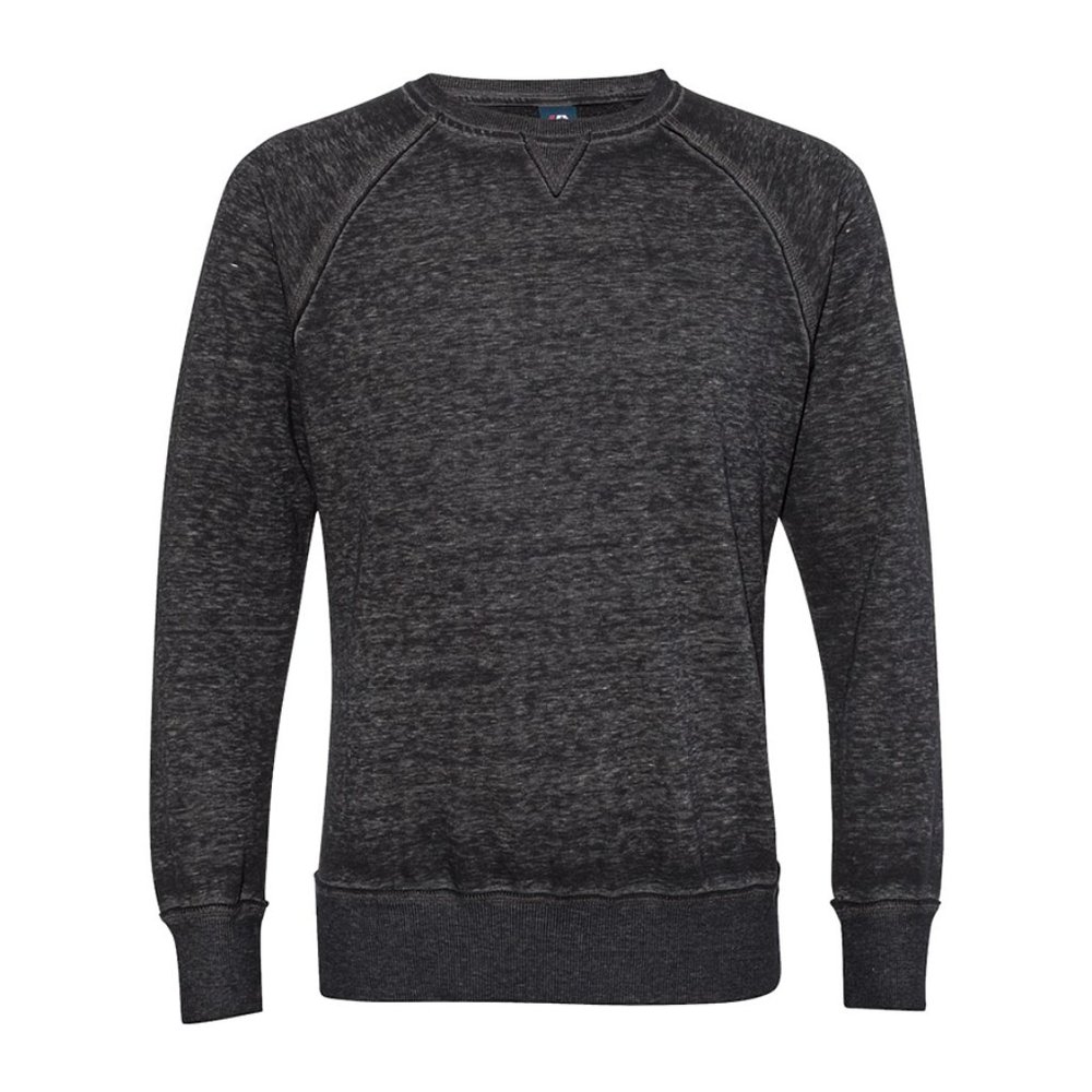 Designer Mens zen acid wash crewneck sweatshirt